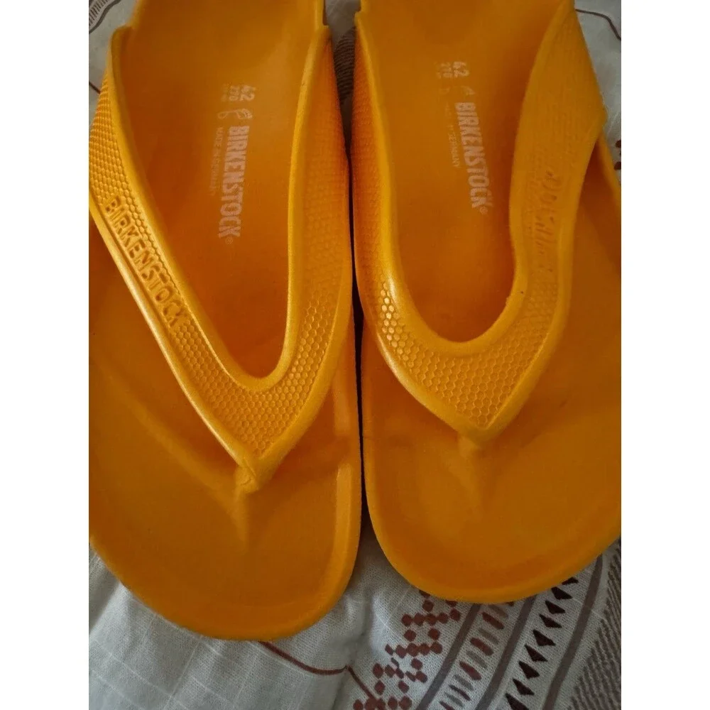 BIRKENSTOCK EVA Honolulu Sandals Flip-Flops ORANGE ZINNIA Waterproof 42/8/10